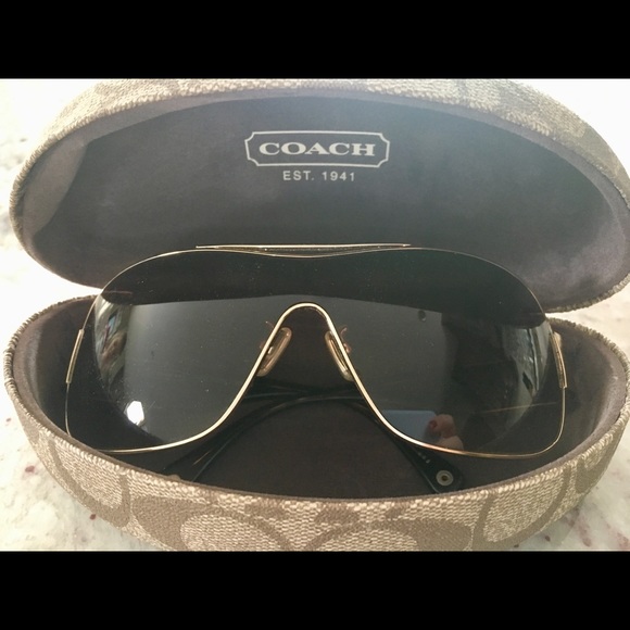 coach shield sunglasses